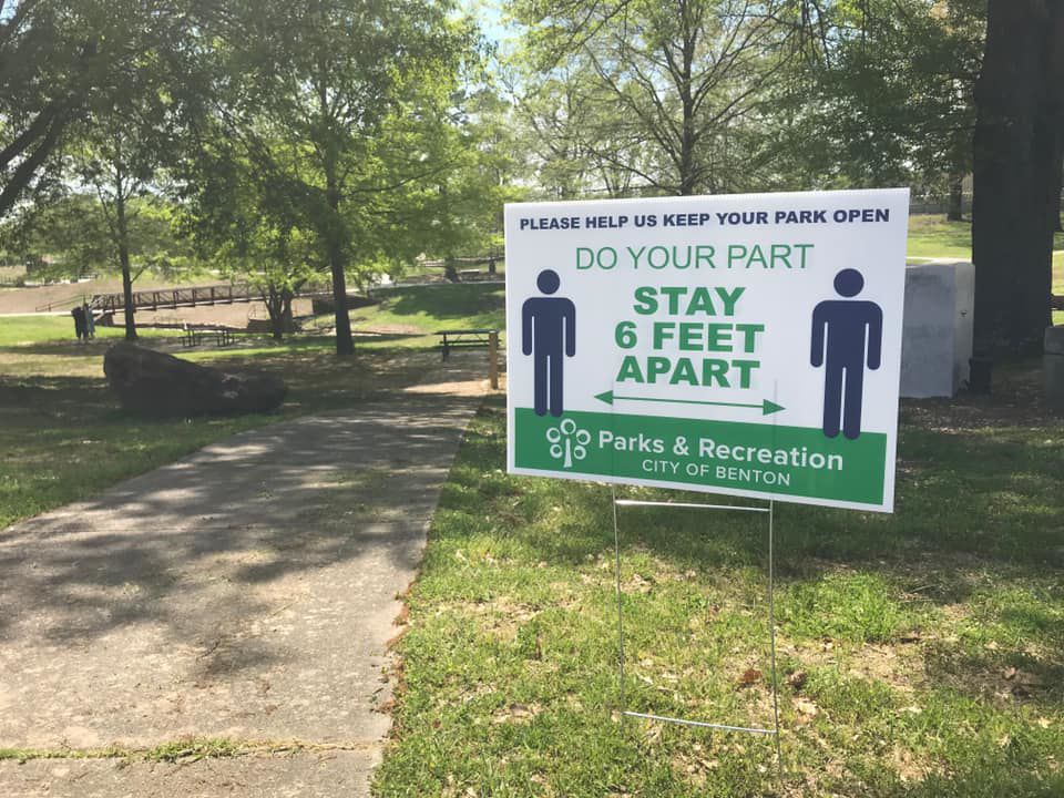 Parks social distancing